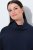 Ulla Popken 820620 Camisola poncho com gola alta Azul-marinho - Ponchos e capas - 