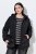 Ulla Popken 820889 Sobretudo acolchoado Preto - Casacos - Casacos de Mulher em Tamanhos Grandes