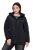 Ulla Popken 820889 Sobretudo acolchoado Preto - Casacos - Casacos de Mulher em Tamanhos Grandes