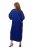 Ulla Popken 821110 Vestido de cetim de manga curta com decote em V Azul-marinho - Vestidos de noite - Vestidos de festa em tamanhos grandes