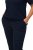 Ulla Popken 821244 Pijama às bolinhas Azul-marinho - Pijamas/Loungewear - 