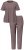 Ulla Popken 821244 Pijama às bolinhas Castanho - Pijamas/Loungewear - 