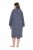 Ulla Popken 821543 Roupão turco às riscas Antracite - Robes & roupões - 