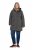Ulla Popken 821737 Parka acolchoada HYPRAR com capuz Cinzento-escuro mesclado - Jaquetas - Casacos plus size para mulher