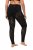 Ulla Popken 822286 Leggings de meia com padrão animal Preto - Collants & meias - 