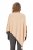 Ulla Popken Knit Pointed Hem Poncho Nature Melange - Sweatshirts & hoodies - 