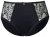 Ulla Popken 822864 Cuecas com flores com renda Preto - Cuecas - 