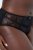 Ulla Popken 822864 Cuecas com flores com renda Preto - Cuecas - 