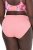 Ulla Popken 822864 Cuecas com renda Rosa claro - Cuecas - 