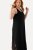 Ulla Popken 823276 Vestido sem mangas Preto - Vestidos maxi - Vestidos maxi plus size para mulher