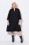 Ulla Popken 823290 Vestido midi com decote em V Preto - Vestidos midi - Vestidos Midi Tamanhos Grandes