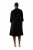 Ulla Popken 823290 Vestido midi com decote em V Preto - Vestidos midi - Vestidos Midi Tamanhos Grandes