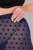 Ulla Popken 823383 Leggings de meia às bolinhas Azul-marinho - Collants & meias - 