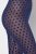 Ulla Popken 823383 Leggings de meia às bolinhas Azul-marinho - Collants & meias - 
