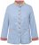 Ulla Popken 823538 Blazer em mistura de linho com gola alta Azul claro - Blazers e Coletes - Blazers em Tamanhos Grandes