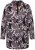 Ulla Popken 823967 Blazer floral em jacquard com manga 3/4 Preto - Blazers e Coletes - Blazers em Tamanhos Grandes