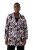 Ulla Popken 823967 Blazer floral em jacquard com manga 3/4 Preto - Blazers e Coletes - Blazers em Tamanhos Grandes