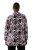 Ulla Popken 823967 Blazer floral em jacquard com manga 3/4 Preto - Blazers e Coletes - Blazers em Tamanhos Grandes