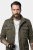 JP1880 Field Jacket with Badges Vintage Look TALL Moss Green - TALL casacos - Casacos TALL para homens altos