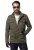 JP1880 Field Jacket with Badges Vintage Look TALL Moss Green - TALL casacos - Casacos TALL para homens altos