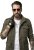 JP1880 Field Jacket with Badges Vintage Look TALL Moss Green - TALL casacos - Casacos TALL para homens altos