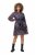 Ulla Popken 824976 Vestido estampado Azul-marinho - Vestidos midi - Vestidos Midi Tamanhos Grandes