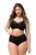 Ulla Popken 825676 Cuecas modeladoras de cintura alta Preto - Roupa modeladora - 