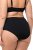 Ulla Popken 825676 Cuecas modeladoras de cintura alta Preto - Roupa modeladora - 
