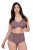 Ulla Popken 825788 Cuecas de cintura alta com renda Castanho - Cuecas - 