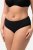 Ulla Popken 825790 Cuecas com flores com renda Preto - Cuecas - 