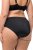 Ulla Popken 825790 Cuecas com flores com renda Preto - Cuecas - 