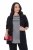 Ulla Popken 825828 Casaco Preto - Jaquetas - Casacos plus size para mulher