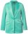 Ulla Popken 826161 Blazer texturizado Verde - Blazers e Coletes - Blazers em Tamanhos Grandes