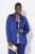 Ulla Popken 826161 Blazer texturizado com bolsos de pala Azul-marinho - Blazers e Coletes - Blazers em Tamanhos Grandes