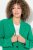 Ulla Popken 826487 Blazer oversize com bolsos de pala Verde-esmeralda - Blazers e Coletes - Blazers em Tamanhos Grandes