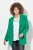 Ulla Popken 826487 Blazer oversize com bolsos de pala Verde-esmeralda - Blazers e Coletes - Blazers em Tamanhos Grandes