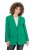 Ulla Popken 826487 Blazer oversize com bolsos de pala Verde-esmeralda - Blazers e Coletes - Blazers em Tamanhos Grandes