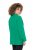 Ulla Popken 826487 Blazer oversize com bolsos de pala Verde-esmeralda - Blazers e Coletes - Blazers em Tamanhos Grandes