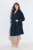 Ulla Popken 826794 Roupão turco Azul-marinho - Robes & roupões - 