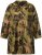 Ulla Popken 827217 Blusa camiseira de manga curta com padrão savana Preto - Camisas - Camisas para Tamanhos Grandes