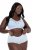 Ulla Popken 827465 Cuecas hipster com renda pack de 3 Azul - Cuecas - 