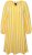 Ulla Popken 827653 Vestido às riscas Amarelo - Vestidos midi - Vestidos Midi Tamanhos Grandes