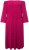 Ulla Popken 827740 Vestido de jersey com manga 3/4 Rosa - Vestidos midi - Vestidos Midi Tamanhos Grandes