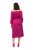Ulla Popken 827740 Vestido de jersey com manga 3/4 Rosa - Vestidos midi - Vestidos Midi Tamanhos Grandes