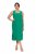 Ulla Popken 827908 Vestido de jersey sem mangas Verde - Vestidos em jersey - 