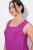 Ulla Popken 827908 Vestido de jersey sem mangas Lilás - Vestidos em jersey - 