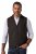 JP1880 828736 Colete de tweed com costas em malha Castanho escuro - Fatos - Fatos de Homem Tamanhos Grandes