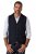 JP1880 828736 Colete de tweed com costas em malha Azul-marinho - Fatos - Fatos de Homem Tamanhos Grandes