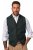 JP1880 828736 Colete de tweed com costas em malha Verde garrafa - Fatos - Fatos de Homem Tamanhos Grandes