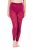 Ulla Popken 828982 Leggings de meia aos quadrados Vermelho baga - Collants & meias - 